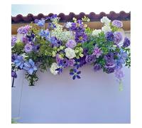 PBDEIOEOE Decorazioni floreali artificiali per matrimoni Simulazione floreale foresta terra appeso rosa cascata decorazione matrimonio layout guida stradale arte(Deep Purple,C)