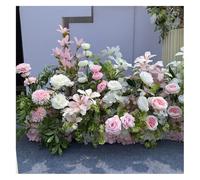 PBDEIOEOE Decorazioni floreali artificiali per matrimoni Simulazione floreale foresta terra appeso rosa cascata decorazione matrimonio layout guida stradale arte(Pink,A)