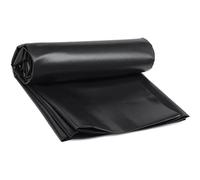 PBDEIOEOE Fodera per laghetti, Rivestimento for laghetto in HDPE, Piscina da Giardino e Membrana for Fontana, Nero, Diverse Misure(5M x 6M)