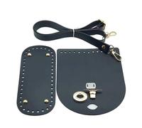 PBDEIOEOE Kit per la realizzazione di borse fai da te, 6 set di accessori fatti a mano con ferramenta for borse, tracolle for zaino da donna, cucito a mano, tutti i materiali(Black)