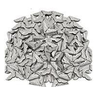 PBDEIOEOE Paraspigoli for Libri in Metallo Multicolor 14x20 mm. da 50 a 300 PZ(Silver 200pcs)