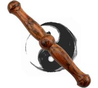 PBDEIOEOE Righello Tai Chi, Bastone Tai Chi, Bastone Tradizionale Cinese in Legno massello 33x4,5 cm for Esercizi di Arti Marziali Tai Chi Qigong(D)