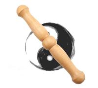 PBDEIOEOE Righello Tai Chi, Bastone Tai Chi, Bastone Tradizionale Cinese in Legno massello 33x4,5 cm for Esercizi di Arti Marziali Tai Chi Qigong(A)