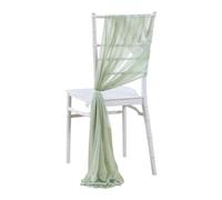 PBHGMGEBLV 20 Pezzi 20x275 cm Fasce for sedie, navata, Decorazioni for Matrimoni, Retro, Tende in Tessuto for Doccia, Feste, chiese(Green,50pcs20*275cm)