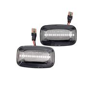 PBHOVIITG 2pcs Dinamico Indicatore Laterale Luci Parafango Segnale di Girata Lampeggiante Sequenziale Lampade for Toyota for Terra for Cruiser for Landcruiser 70 80 100 Serie(Dynamic Crystal)