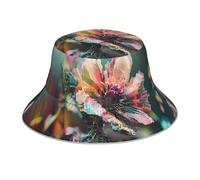 Pbosuysk Cappello da pescatore stampato su entrambi i lati, unisex, per attività all'aperto, alpinismo, sole, pieghevole, da viaggio, spiaggia, pesca, cappello nero