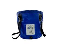 PBP "Bailey" pratico secchio pieghevole, capacità 30 l, con connettore rapido per tubo (blu scuro)