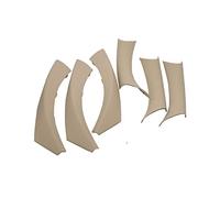 Pbqenxb Per BMW Serie 3 E90 E91 E92 316 318 320 325 328i 2004-2012 6 Pezzi Car Interior Door Handle Pull Cover Carbon Style Cor Auto Portiera Interna Maniglia(LHD beige)
