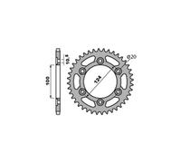PBR 1027 CORONA TRASMISSIONE ERGAL ARGENTO DENTI 39 PASSO 520 DUCATI 600 SS 1994