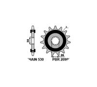 PBR 2090G PIGNONE TRASMISSIONE GOM Z 18 P. 530 TRIUMPH 1050 SPEED TRIPLE R 2017