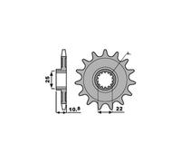 PBR 2145 PIGNONE TRASMISSIONE DENTI 16 PASSO 520 SWM RS300R 2016