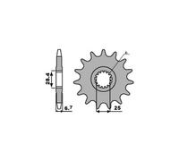 PBR 2168 PIGNONE TRASMISSIONE Z 16 P. 520 YAMAHA YFM700 R-V,W,X,Y,Z RAPTOR 2007