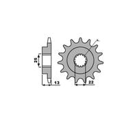 PBR 2215 PIGNONE TRASMISSIONE Z 16 P. 520 MOTO MORINI 1200 GRANP. 2010