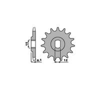 PBR 2240 PIGNONE TRASMISSIONE DENTI 10 PASSO 415 KTM 50 SX 2016