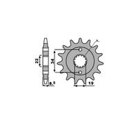 PBR 2276 PIGNONE TRASMISSIONE DENTI 14 PASSO 520 KTM 390 RC 2017