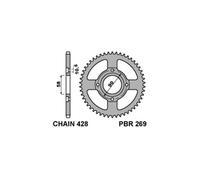 PBR 269 CORONA ACCIAIO Z 39 P. 428 DAELIM VT EVOLUTION (VT125 EVOLUTION) 2000