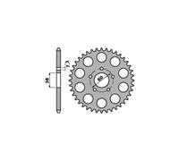 PBR 3 CORONA TRASMISSIONE FERRO DENTI 32 PASSO 415 BETAMOTOR 50 FOUR XP 1992