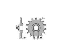 PBR 342 PIGNONE TRASMISSIONE DENTI 14 PASSO 520 HM 250 SM R 2005