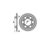 PIGNONE POSTERIORE 3553 37 C45 APRILIA AF1 125 SPORT 88-93 (CATENA 520) (JTR19.3