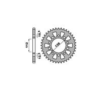 PBR 4384 CORONA TRASMISSIONE ERGAL DURO Z 51 PASSO 520 HONDA 750 MM4 VULTUS 2016