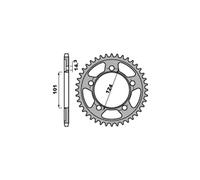 PBR 4508 CORONA TRASMISSIONE ERGAL ARGENTO DENTI 37 PASSO 525 KTM 950 DUKE 2004