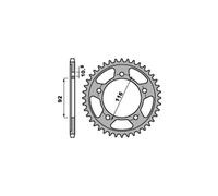 PBR 4542 CORONA TRASMISSIONE ACCIAIO DENTI 42 PASSO 530 KAWASAKI 1400 ZZR 2020