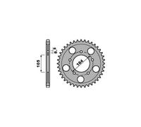 PBR 4557 CORONA TRASMISSIONE ACCIAIO DENTI 47 PASSO 525 APRILIA 850 SRV 2012