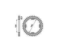 PIGNONE POSTERIORE 4588 39 C45 YAMAHA YFZ 450R '09-16, YFM 250/350/450/700