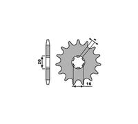 PBR 560 PIGNONE TRASMISSIONE DENTI 12 PASSO 420 KAWASAKI 85 KX -A 2010