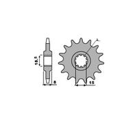 PIGNONE ANTERIORE 599 11 18NC (CATENA 415)