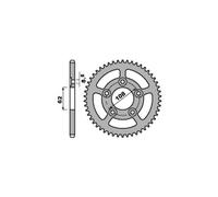 PBR 714 CORONA TRASMISSIONE ACCIAIO DENTI 42 PASSO 520 CAGIVA 125 RAPTOR 2009