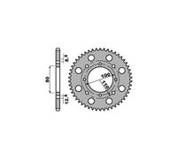 PBR 819 CORONA TRASMISSIONE FERRO DENTI 47 PASSO 520 SUZUKI 250 GSX (GJ51B) 1982