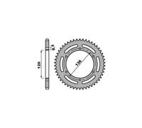 PBR 859 CORONA TRASMISSIONE ACCIAIO Z 39 PASSO 520 YAMAHA 350 RD-LC YPVS 1992
