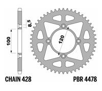 PBR Acero Stander-428 Corona pbr Per Moto Ricambi Accessori Pezzi