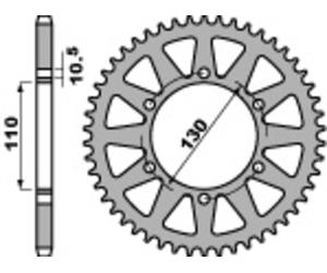 PBR Corona Acciaio C45 Standard 504 - 520