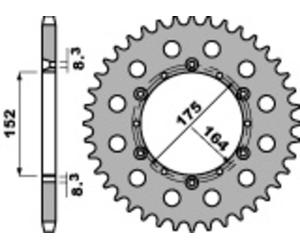 PBR Corona Acciaio C45 Standard 856 - 520