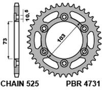PBR Corona Acciaio Standard - 525