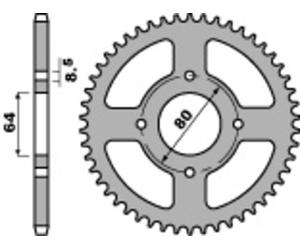 PBR Corona Acciaio Standard 834 - 420