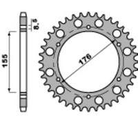 PBR Corona Acciaio Standard C45 4392 - 530