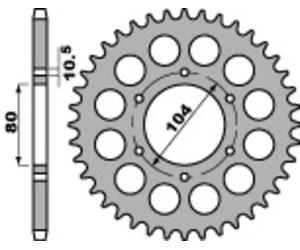 PBR Corona Acciaio Standard C45 501 - 630