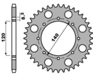 PBR Corona C45 Acciaio Standard 491 - 520