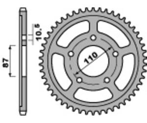 PBR Corona C45 Acciaio Standard 824 - 530