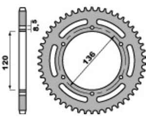 PBR Corona C45 Acciaio Standard 859 - 520