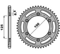 PBR Corona C45 in acciaio standard 4507 - 520