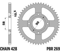 PBR Corona standard in acciaio 269 - 428