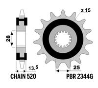 PBR Pignone Acciaio Antirumore 2344 - 520