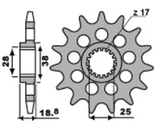 PBR Pignone standard in acciaio 2078M - 525