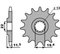 PBR Pignone standard in acciaio 4101 - 428