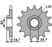 PBR Pignone standard in acciaio 441 - 520, taglia 10 mm