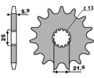 PBR Pignone standard in acciaio 565 - 520